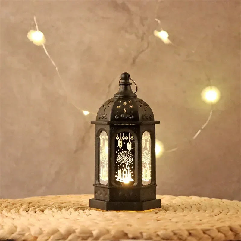 LED Ramadan Lantern Decorations Islamic Muslim Party Decorations Ramadan Wind Lanterns Holiday Decorations Party Gifts