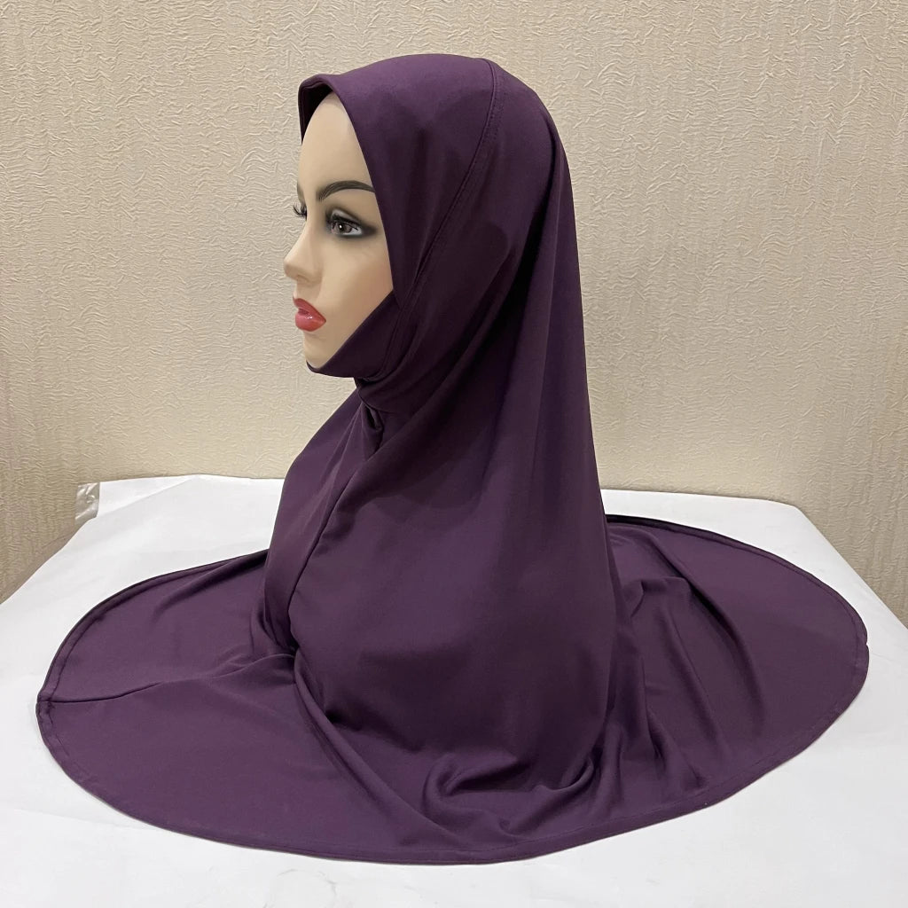 The Amira Pull-On Hijab – Full Coverage, Effortless Modesty