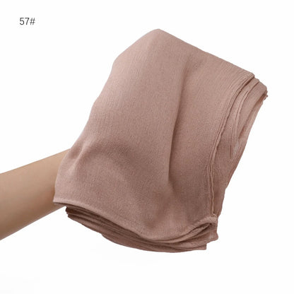 The Crinkle Rayon Hijab – Effortless Elegance, All-Day Comfort