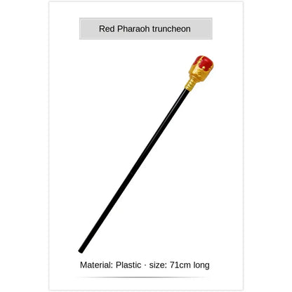 Pharaoh's Scepter Prop – Egyptian King Staff for Cosplay & Masquerade