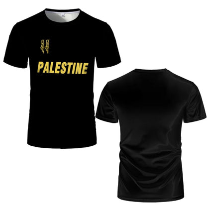 Palestine Flag Graphic Football Jersey T Shirts For Men Short Sleeve Soccer Uniforms Mens Palestinian Flag Sport Tees Shirt
