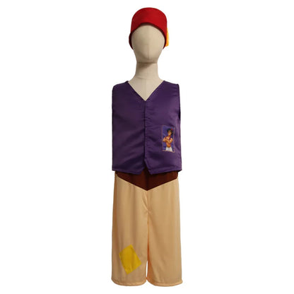 Halloween Prince Aladdin Costume Boys Fairy Tale Anime Role Play Outfits Party Dress Up