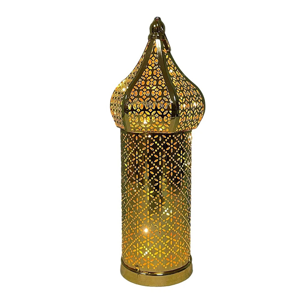 The Golden Lantern – Moroccan Hollow Iron Ramadan Light