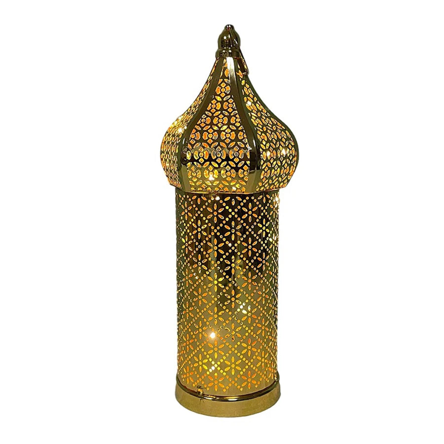 The Golden Lantern – Moroccan Hollow Iron Ramadan Light