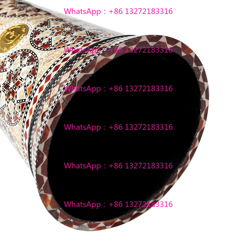 Middle Eastern drum Darbuka Arabic drum Handclapped percussion instruments Made in Egypt 8 Inch Aluminum