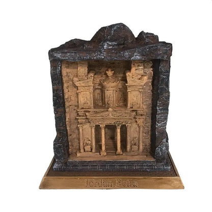 Petra Ancient City Resin Ornament – Creative Jordanian Heritage Decor
