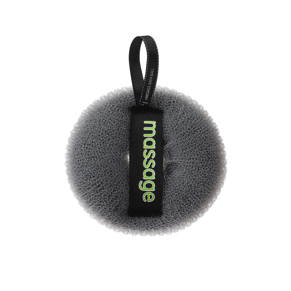 Shower Loofah Bath Sponge With Hanging Rope Exfoliating Soft Mesh Body Scrubber Rich Lather 3D Knit Design For Smooth Skin