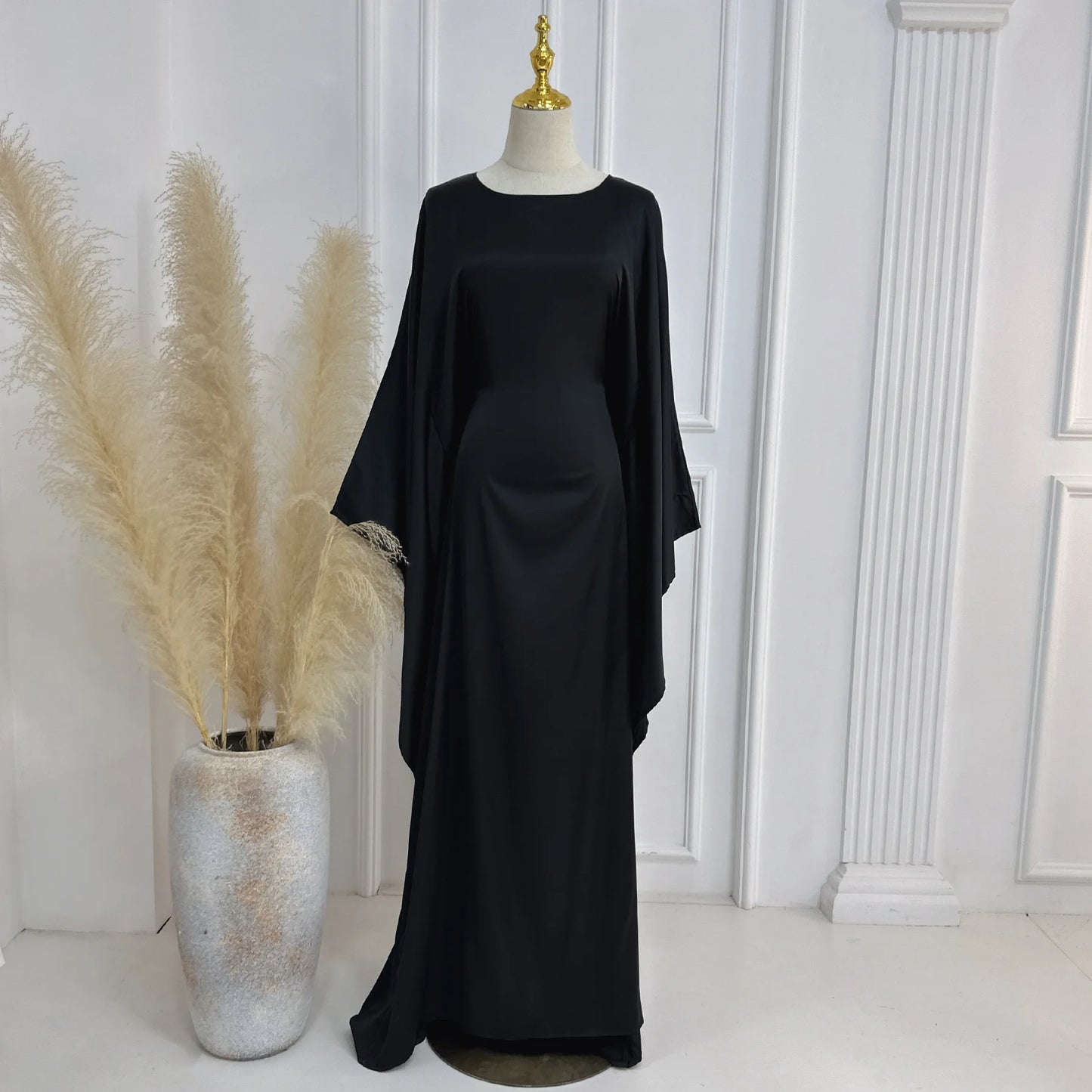 Closed Batwing Abaya Women Muslim Dress Turkish Islamic Dress Women 2024 For Party Kebaya Kaftan Turkey Caftan Marocain Femme