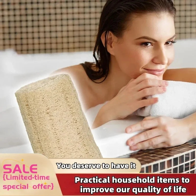 The Natural Loofah – Multi-Purpose Body & Kitchen Scrubber (1-2 Pcs)