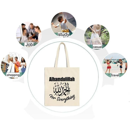 Ramadan & Eid Tote – Masjid Islamic Quote Shopping Bag