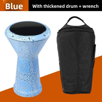8.5 Inch Middle Eastern Drum Aluminium Arabic Hand Drumming Sound Healing Hand Drums Professional Percussion Musical Instruments