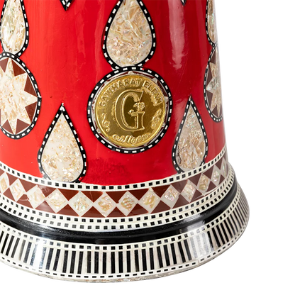 Middle Eastern drum Darbuka Arabic drum Handclapped percussion instruments Made in Egypt 8 Inch Aluminum