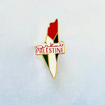 YQ Stainless Steel Palestine Brooch For Badge Accessories