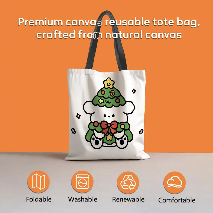 Saudi Calligraphy – Lightweight Canvas Shoulder Tote