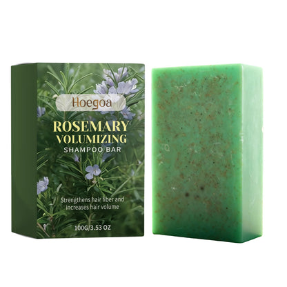 Rosemary Volumizing Shampoo Bar Natural Olive Coconut Oil Solid Soap Hair Cleansing Refreshing Smooth Lightweight Hair Care