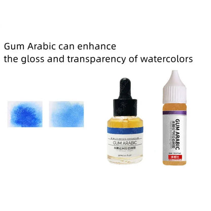 Ox Gall Gum Arabic 15/25ML Watercolor Medium For Painting Art Supplies