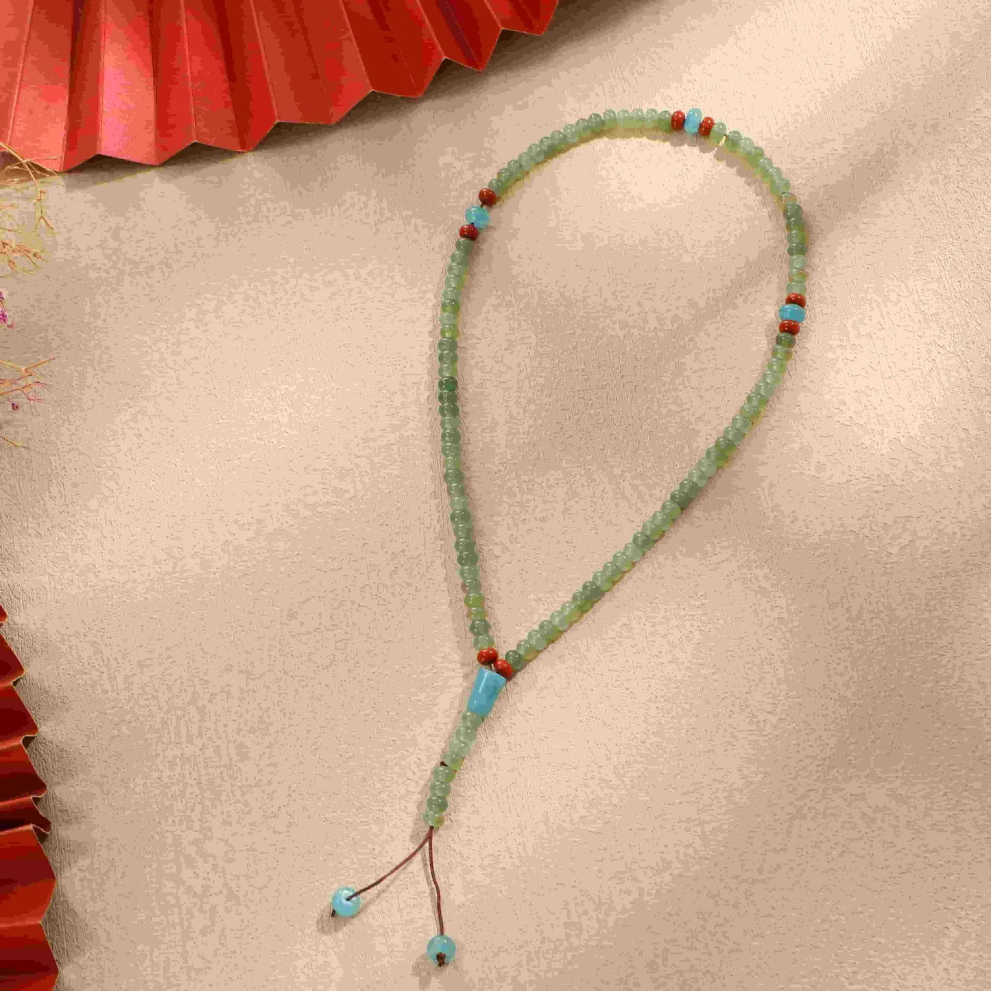 Islamic Prayer 99 Beads Tasbih, Natural Stone Misbaha Tasbeeh for Unisex Adults with Gift Box
