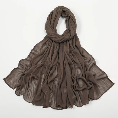 The Crinkle Rayon Hijab – Effortless Elegance, All-Day Comfort
