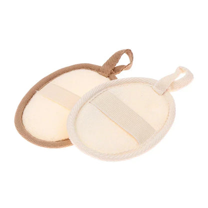 1/2Pcs Natural Loofah Skin Bath Wipes  Foaming and Mud Scrubbing Bath Wipes Bath Towels Bath Flower Accessories