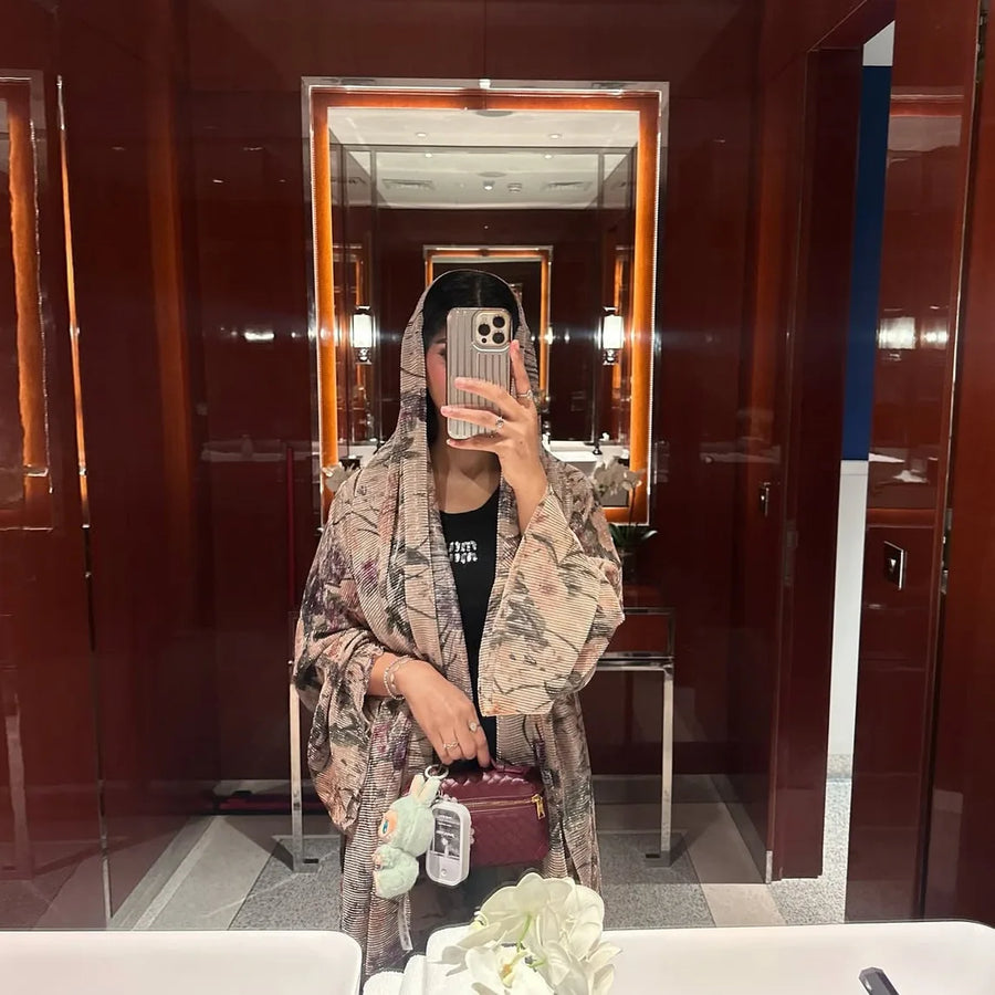 One Look. One Soul. – The Pleated Floral Cardigan with Hijab for the Muslim Woman in America
