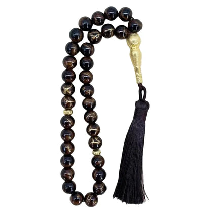 New Muslim Prayer Beads Bracelet Tasbih Ramadan Prayer Beads for Daily Misbaha and Meditation (10mm (33 Beads),4 Colors)