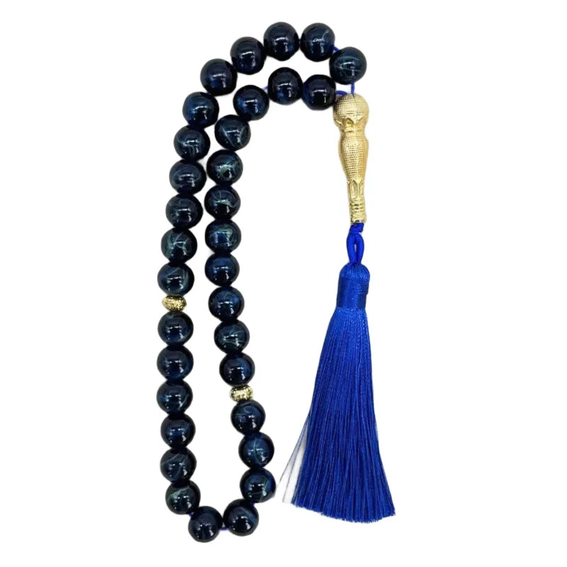 New Muslim Prayer Beads Bracelet Tasbih Ramadan Prayer Beads for Daily Misbaha and Meditation (10mm (33 Beads),4 Colors)