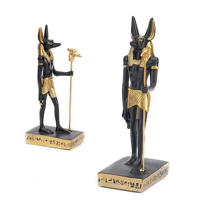 Mystical Anubis Statue Egyptian God Sculpture Premium Resin Figurine Ancient Mythology Home Office Decor Unique Collectible Idea