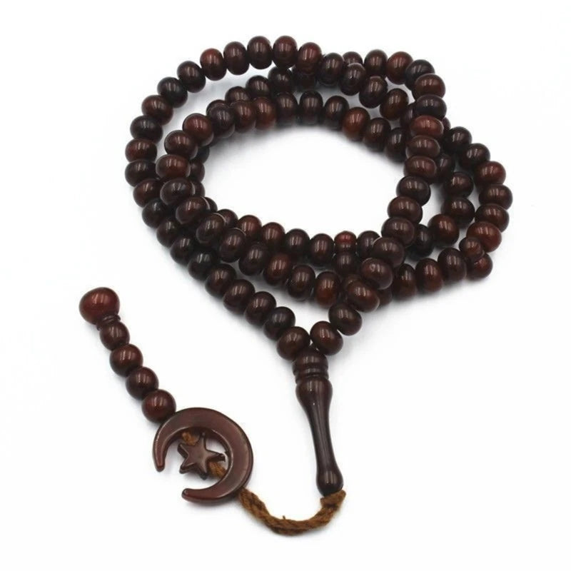 G7NC Tasbih Prayer Beads Wrap Bracelets Tasbih Prayer 99 Worry Beads Misbaha Beads