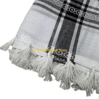 G5AE Comfortable Arafat Headscarf Keffiyeh Scarf for Men Everyday Use Cultural Event