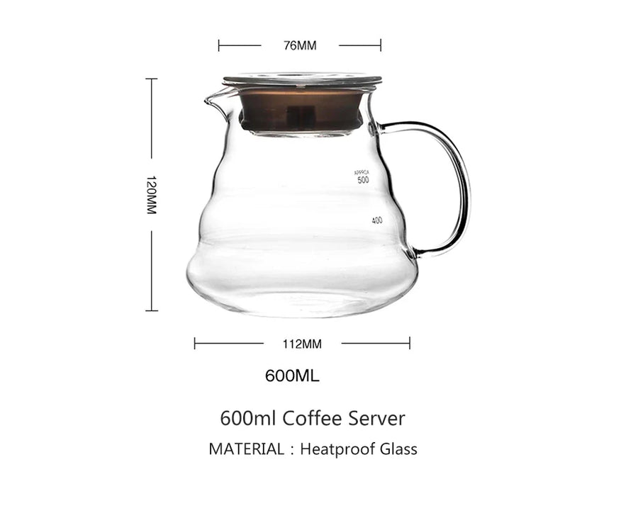 The Luxe Brew – Coffee Gift Box Set with Grinder & Glass Drip Filter