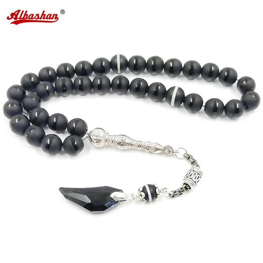 The Crystal & Agate Tasbih – A Prayer of Light and Grounding