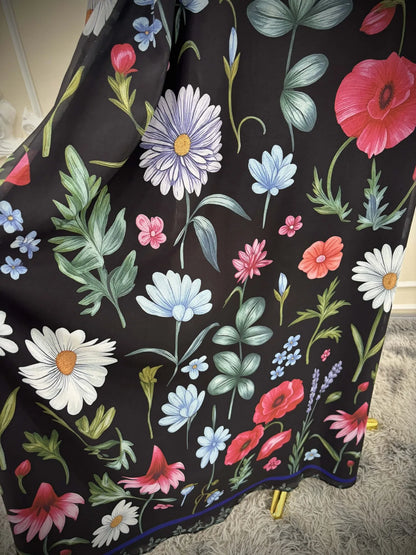 Flower Print Eid – The Open Cardigan Khimar Set for the Muslim Woman in America