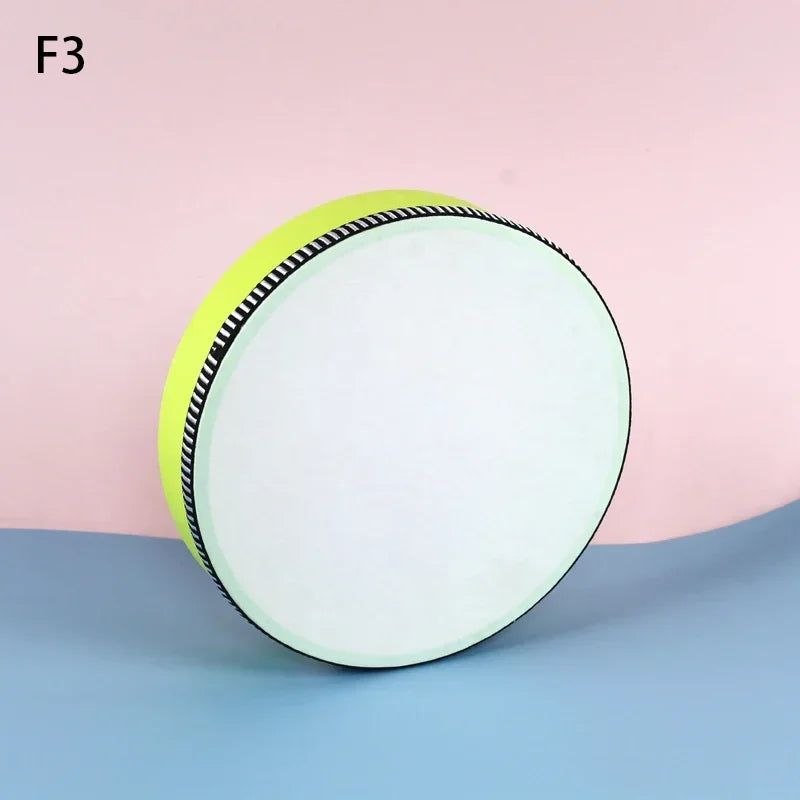 6/7/8/10 Inch Wooden Hand Drum Wood Frame Drum for Children Music Game Convenient Portable Musical Instrument Kid Percussion Toy
