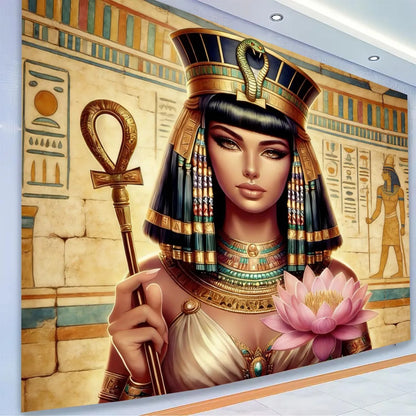 Ancient Egyptian Goddess Tapestry – Pharaoh & Anubis Wall Hanging for Heritage Decor