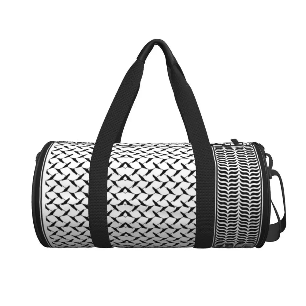 Keffiyeh Ramallah Sport Bags Cool Large Capacity Gym Bag Waterproof Couple Printed Handbag Training Cute Fitness Bag