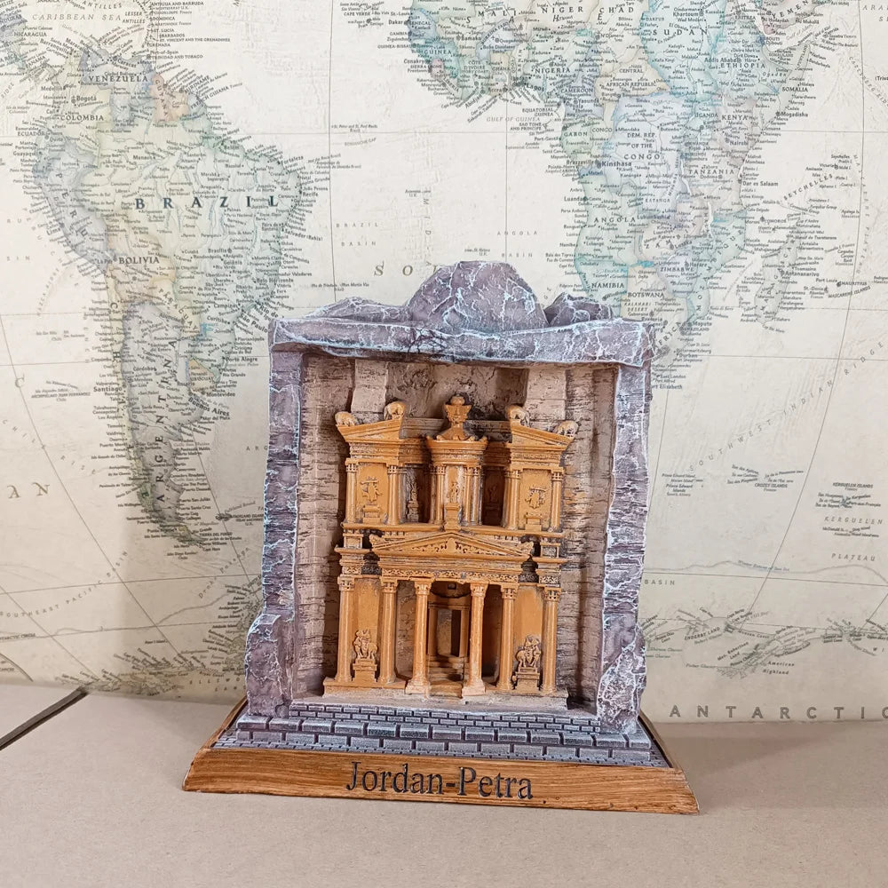 Petra Treasury Figurine – Hashemite Kingdom of Jordan Ancient City Model Gift