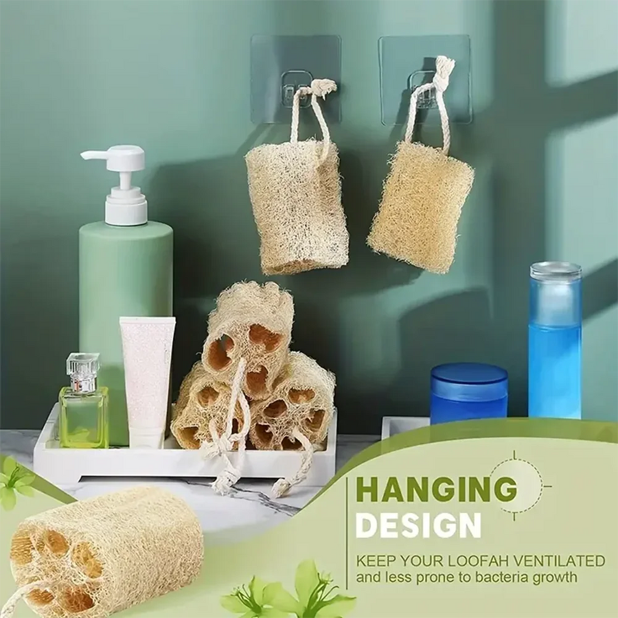 The Kitchen Loofah – Natural Dish & Pot Cleaning Brush Set (1-5 Pcs)