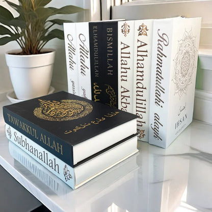 Kaaba Mosque Arch Moroccan Islamic Decorative Books Storage Box Fake Book Coffee Table Living Room Interior Home Decor Quran