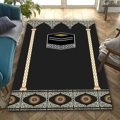 17 Styles Muslim Prayer Carpet Room Living Room Bedroom Sofa Large Area Mat Daily Prayer Soft Carpet Ramadan Gift for Friend