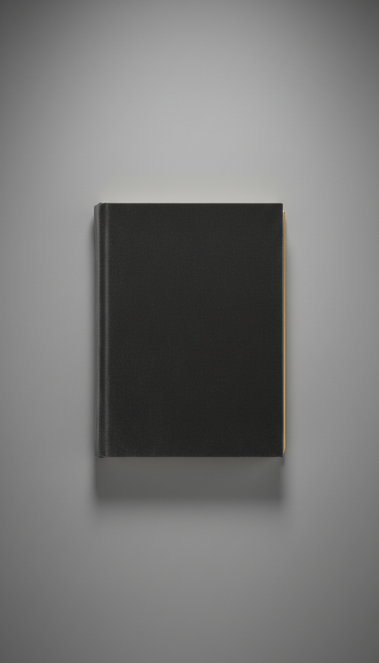 Glass-Edged Leather Writing Folio