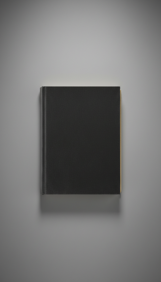 Glass-Edged Leather Writing Folio
