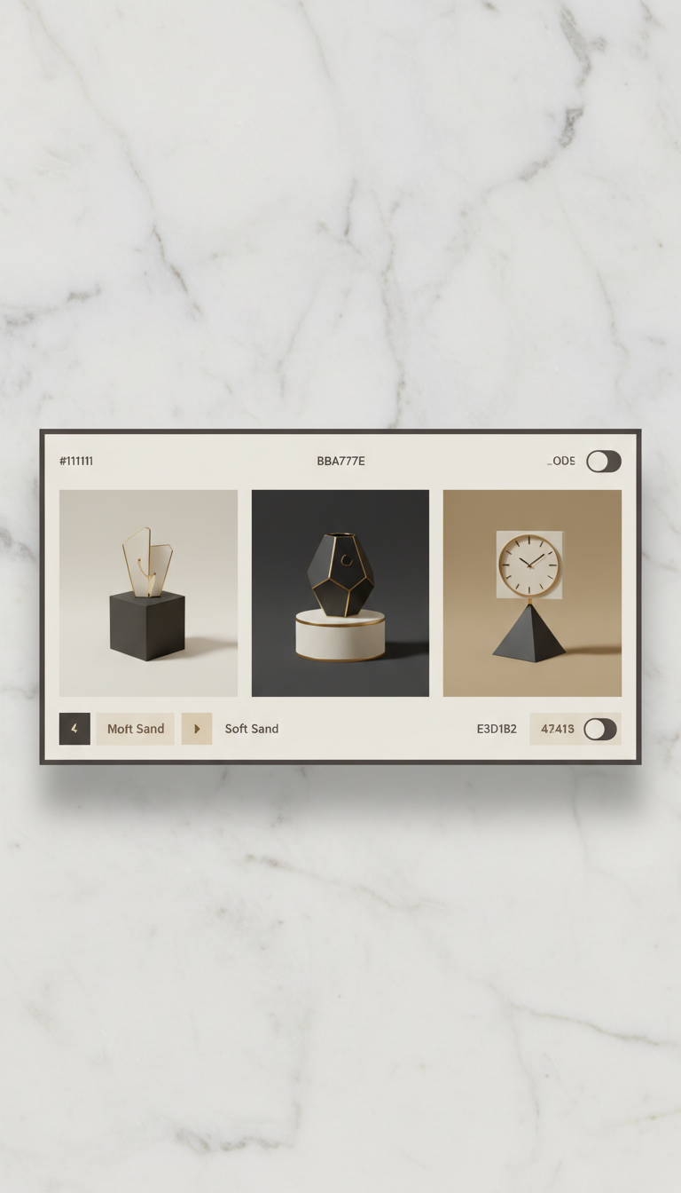Dark Mode Theme With Gold Accents